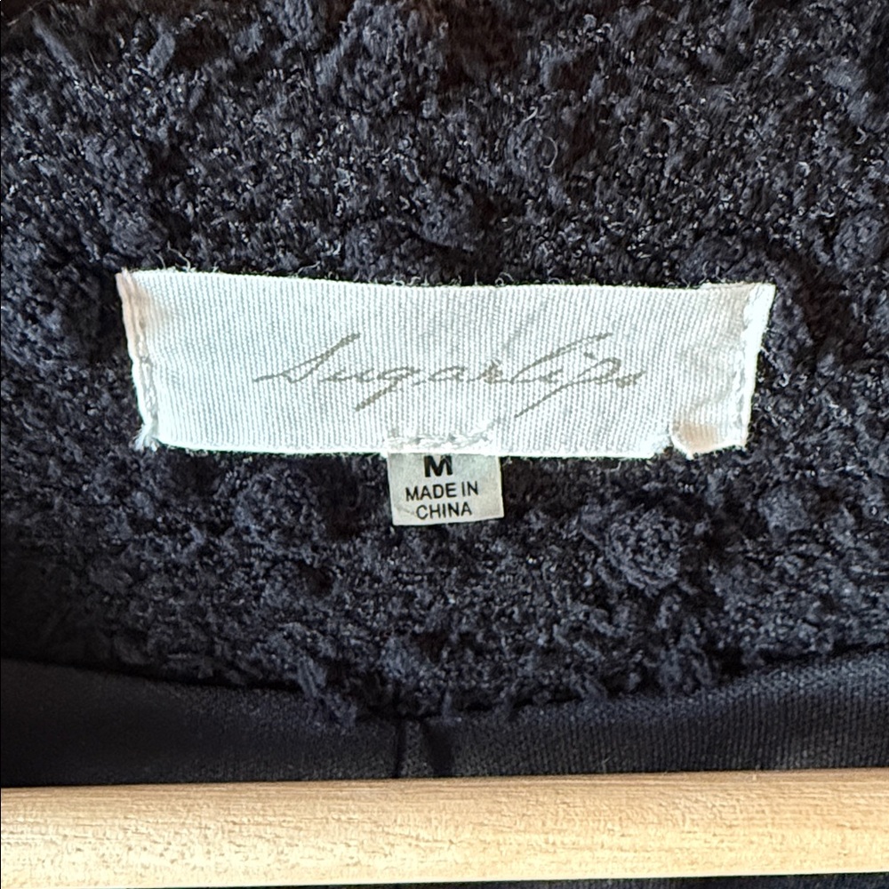Women's Black Designer Inspired Boucle jacket - Picture 2 of 7